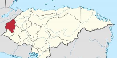 Mapa de copan Hondures