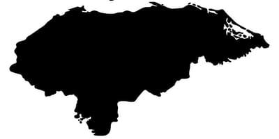Mapa d'Hondures mapa de vectors